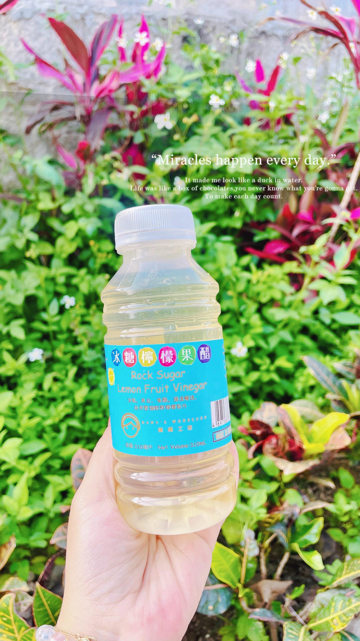 冰糖檸檬果醋-即飲裝-310mL-鮮製飲品